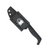 Cobratec Kingpin Fixed Blade - 4.0" D2 Drop Point Blade, Black G10 Scales, Kydex Sheath