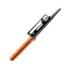 Cobratec Kingpin Fixed Blade - 4.0" D2 Drop Point Blade, Orange G10 Scales, Kydex Sheath