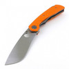 Spyderco Nati Amor Subvert Folding Knife - 4.14" S30V Satin Plain Blade, Orange G10 Handles - C239GPOR
