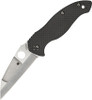 Spyderco Canis Folding Knife - 3.36" S30V Satin Plain Blade, Peel-Ply Carbon Fiber/G10 Laminate Handles - C248CFP