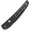 Spyderco Paul Alexander Ikuchi Flipper Knife - 3.26" S30V Satin Plain Blade, Carbon Fiber/G10 Laminate Handles - C242CFP