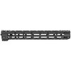 Midwest Industries Ultra Lightweight M-LOK 15" Free Float Handguard - Fits AR-15 Rifles, Wrench and Titanium Hardware Included, 5-Slot Polymer M-LOK Rail included, Black