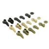 Hera USA Multi-Purpose Safety Selector (MPSS) - 5 Interchangeable polymer switches in 3 Colors. Black, FDE, Green, 15 Switches total