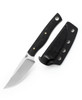 Bestech Knives Heidi Blacksmith #1 Fixed Blade Knife - 3.15" D2 Satin Blade, Carbon Fiber Handles, Kydex Sheath - BFK01D