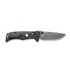 Benchmade 273GY-1 Shane Sibert Mini Adamas Folding Knife - 3.25" CruWear Tungsten Gray Plain Blade, Black G10 Handles