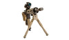 Caldwell AR Prone Bipod - Attaches to Picatinny Rail, Fits AR Style of Weapons, Desert Tan