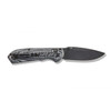 Benchmade Freek Folding Knife - 3.6" Black Cerakoted CPM-M4 Plain Blade, Black/Gray G10 Handles - 560BK-1