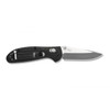 Benchmade Mini Griptilian AXIS Lock Folding Knife - 2.91" S30V Satin Drop Point Plain Blade, Black Noryl GTX Handles - 556-S30V