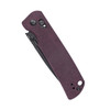 Kizer Cutlery Escort Folding Knife - 3.31" 154CM Black Drop Point Blade, Burgundy Richlite Handles, Clutch Lock - KIV4481C1