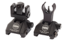 LWRC Skirmish Sights Front and Rear Sight Combo - Picatinny, Black Finish