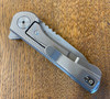 Sharps Bros Meanstreak Folding Knife - 2.75" Drop Point CPM Magnacut Stonewash Blade, Gray Titanium Scales