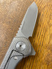 Sharps Bros Meanstreak Folding Knife - 2.75" Drop Point CPM Magnacut Stonewash Blade, Gray Titanium Scales