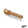 LanTac USA 9INE Glock 19 9MM Fluted Barrel - Gold TiN Finish, 1:10 Twist