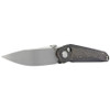 Bestech Knives Mothus Bar Lock Folding Knife - 3.5" Bohler M390 Drop Point Blade, Bronze Swirl 3D Machined Titanium Handles