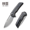 We Knife Company Mini Malice Flipper Knife - 2.98" CPM-20CV Bead Blasted Blade, Tiger Stripe Flamed Titanium Handles - WE054BL-6