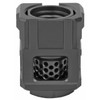 Chaos Gear Supply Qube Compensator - Black Finish, 1/2X28 Thread Pitch