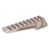 Badger Ordnance Condition One CLIF 9 Slot Rail - Fits the Badger C1 Unimounts, Anodized Tan