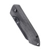 Kizer Knives Guru Folding Knife - 2.97" 154CM Sheepsfoot Blade, Black Micarta Handles - V3504C1