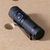 Powertac E10 G4 1200 Lumen Rechargeable EDC Flashlight - Anodized Black, Magnetic Tailcap Charger, 1200 Max Lumens, IPX7