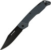 Ontario Camp Plus Folding Knife - 3.38" 420 Stainless Steel Black Clip Point Blade, Midnight Grey GFN Handles - 4315GREY
