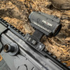 American Defense AD-T1 Aimpoint Micro T1/T2 Lightweight Red Dot Mount - Lower 1/3 Height, Black Anodized Finish, Quick Release, Fits Aimpoint Micro T1/T2/Comp M5