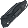 WithArmour Asopus Axis Lock Folding Knife - 3.75" 440C Black Blade, Black G10 Handles, Black Nylon Belt Sheath