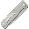 WithArmour Stone's Lockback Folding Knife - 4.0" Stonewashed D2 Blade, Matte Titanium Handles