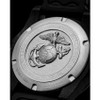 ProTek USMC 1011 Dive Watch - 42mm Carbon Composite Case, 300M Water Resistance, T25 Tritum Tube Illumination, Black Rubber Strap