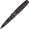 Gerber Covert AUTO Folding Knife - 3.78" S30V Black Plain Blade, Gray Aluminum Handles - 30-001306