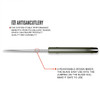 Artisan Cutlery Sea Snake Fixed Blade Knife - 3.15" AR-RPM9 Wharncliffe Blade, OD Green G10 Handle, OD Green Kydex Sheath