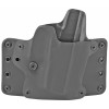 BlackPoint Tactical Leather Wing Outside Waistband Holster - Fits M&P Shield Plus, Right Hand, Black