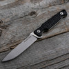 Cold Steel Razor Tek Fixed Blade Knife - 4" 4116 Satin Clip Point, Black GFN Handles, Secure-Ex Sheath - FX-4RZR