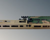 Kinetic Development Group SCAR Front Sight Replacement Rail - Replaces the SCAR Front Sight, Anodized Black Finish