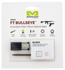 Meprolight USA 631023108 Mepro FT Bullseye Rear Sight Fixed Tritium/Fiber Optic Red Black Frame for Glock