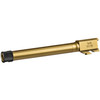 Canik USA Full Size Gold PVD Threaded Fluted Barrel For TP9 SFX, TP9 SFL