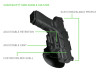 Alien Gear Holsters ShapeShift Modular Holster System Core Carry Pack - Fits Sig Sauer P320 Compact/Carry/X Compact/X Carry, Right Hand, Black