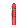 Olight i5R EOS Rechargeable Flashlight - 350 Max Lumens, Double Helix Knurling, Anodizxed Aluminum, Red