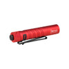 Olight i5R EOS Rechargeable Flashlight - 350 Max Lumens, Double Helix Knurling, Anodizxed Aluminum, Red