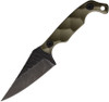 Stroup Knives Mini Mod 1 Fixed Blade - 3" 1095HC Blade, OD Green Sculpted G10 Handles, Kydex Sheath