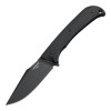 Hogue Extrak Fixed Blade Knife - 3.3" CPM-M4 Black Cerakote Clip Point, Black G10 Handles, Kydex Sheath - 35869