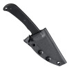 Hogue Extrak Fixed Blade Knife - 3.3" CPM-M4 Black Cerakote Clip Point, Black G10 Handles, Kydex Sheath - 35869 Hogue Extrak Fixed Blade Knife - 3.3" CPM-M4 Black Cerakote Clip Point, Black G10 Handles, Kydex Sheath - 35869