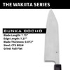 Spyderco Murray Carter Wakiita Series Bunka Bocho Knife - 7.75" CTS-BD1N Blade, Black G10 Handle - K18GP
