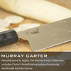 Spyderco Murray Carter Wakiita Series Bunka Bocho Knife - 7.75" CTS-BD1N Blade, Black G10 Handle - K18GP