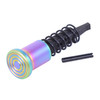 Guntec USA AR-15 Forward Assist Assembly - Matte Rainbow PVD Finish