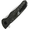 Buck 841 Sprint Pro Flipper Knife - 3.125" CPM-S45VN Stainless Steel Drop Point, Marbled Carbon Fiber Handles - 13436