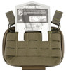 High Speed Gear 14MAP0OD Mini MAP V2 Utility Pouch - Horizontal Admin Pouch, Nylon Laminate MOLLE Compatible, OD Green