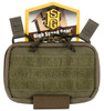 High Speed Gear 14MAP0OD Mini MAP V2 Utility Pouch - Horizontal Admin Pouch, Nylon Laminate MOLLE Compatible, OD Green