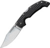 Cold Steel 29AC Large Voyager Folding Knife - 4" Japanese AUS-10A Stonewashed Clip Point Plain Blade, Griv-Ex Handles