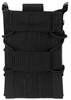 High Speed Gear 11TA00BK Rifle TACO Single Mag Pouch - MOLLE, Fits Most Rifle Magazines, Hybrid Kydex and Nylon, Black