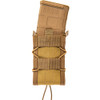 High Speed Gear 11TA00CB Rifle TACO Single Mag Pouch - MOLLE, Fits Most Rifle Magazines, Hybrid Kydex and Nylon, Coyote Brown